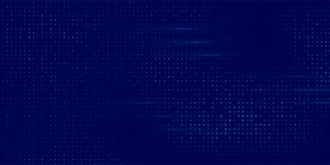 Floowing dot Blue Binary Data Software Programming Code Background. Illustrations technolgy