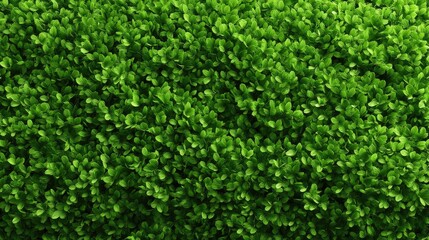 Lush Green Foliage Background Featuring Dense Small Leaves in Vibrant Natural Color Ideal for Nature and Landscaping Themes in Creative Projects