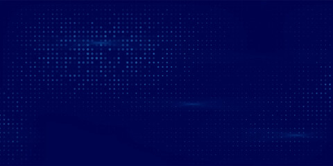 Floowing dot Blue Binary Data Software Programming Code Background.