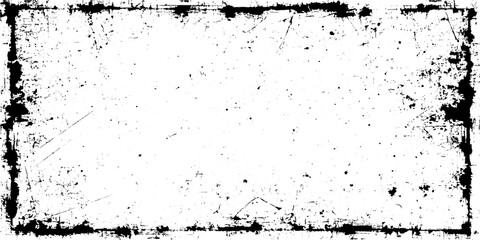 abstract overlay old stained rough scratched Distressed grunge border frame with rugged vintage edges for bold abstract background layouts.