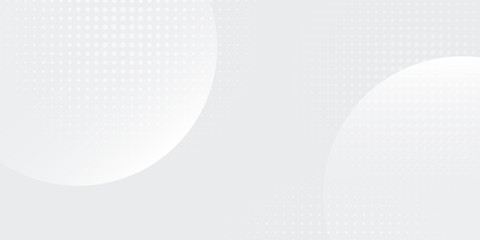 White geometric abstract background overlap layer on bright space with lines effect decoration. circle modern