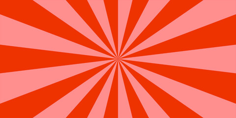Spiral starburst and striped pattern abstract geometric retro sunrays line wavy texture. Vector red sun rays sunburst texture background. used for the web, banner and cartoon etc. top view.