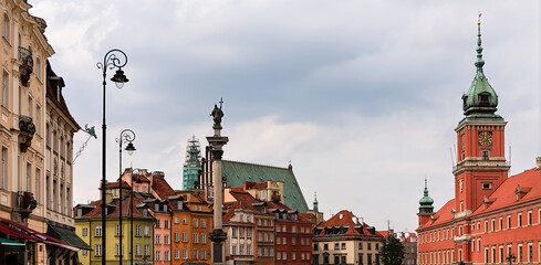 Warsaw Old Town with the Royal Castle