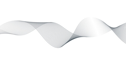 Abstract gray blend wave curve line and white background texture. digital frequency track equalizer. modern abstract glowing wave background.	
