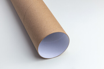 Open  Minimal Packaging Cylinder For Product Mockup