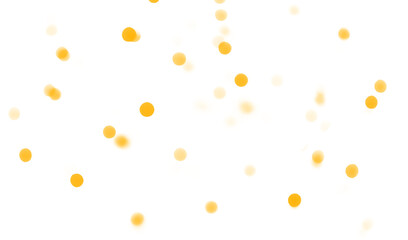 Glowing  bokeh circles with soft dreamy texture on transparent background