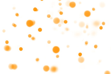 Glowing  bokeh circles with soft dreamy texture on transparent background