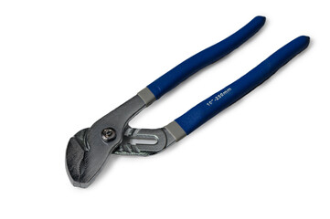 Water Pump Pliers Adjustable on Clean White Background