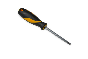 Universal Screwdriver on Clean White Background