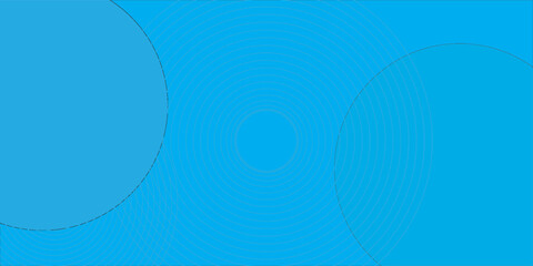 blue geometric abstract background overlap layer on bright space with lines effect decoration. Modern graphic design element circles style concept for banner, modern vector arts