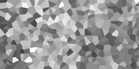 Geometric abstract background in grayscale with a mosaic of irregular polygons and varying shades of gray, offering a modern and structured visual element