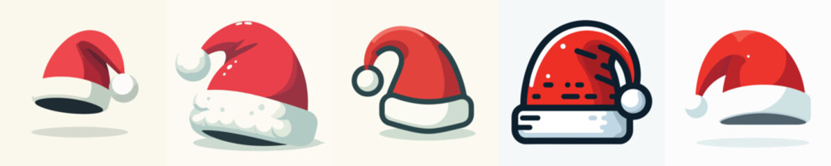 Cute Christmas Hat Vector Illustration