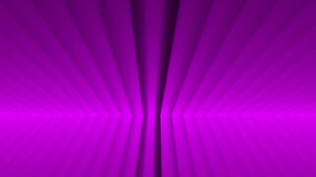 Vibrant purple geometric light rays forming abstract symmetrical pattern with radiant glow