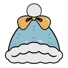 Winter Knit Cap Illustration