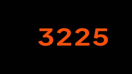 Obraz premium Counting mathematics number. Counting text number illustration. Business dollar count number.
