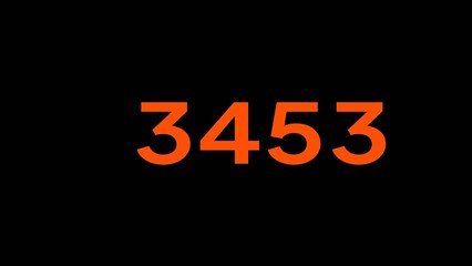 Counting mathematics number. Counting text number illustration. Business dollar count number.