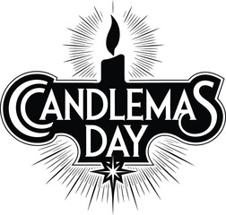 Candlemas Day Vector Design 