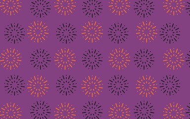 Seamless vector floral pattern background 