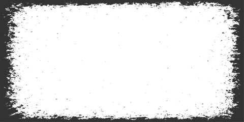 A dark grunge texture vector frame with vintage paint splatter for an aged design background