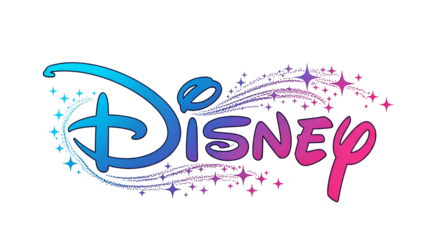 A colorful, cursive wordmark with stylized stars trailing and emanating from it against black