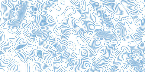 Abstract Modern design with White background with topographic wavy pattern design. Geographic abstract grid. Geographic curved, vector illustration.   © Ruma