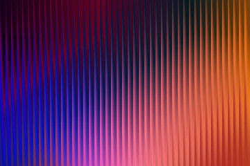 Abstract background with vertical corrugated texture and vibrant gradient