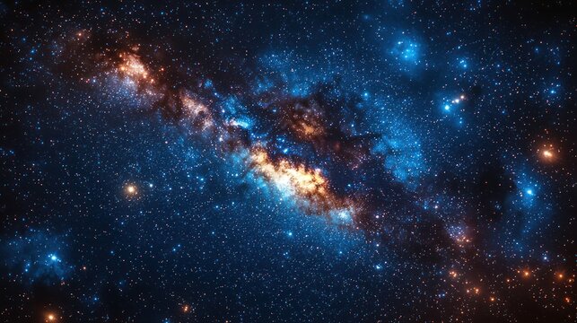 Stunning, expansive image showcasing the vibrant, awe-inspiring Milky Way galaxy filled with stars