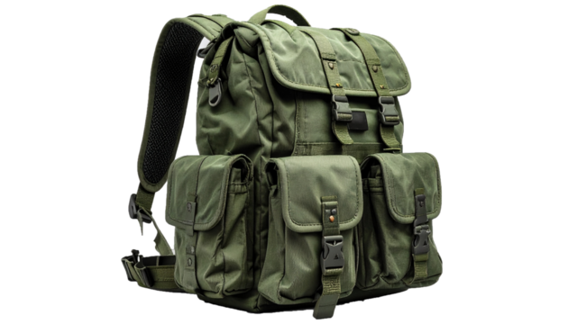 Green Field Operations Backpack with Multiple Storage Pockets