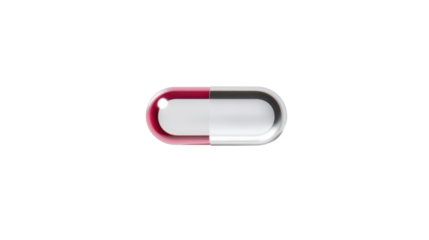 pill floating on a clean white background, minimal pharmaceutical aesthetic, high clarity, sleek modern product photography.