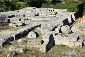 sanctuary of Dionysos,Zeus Ammon and Asklepios in village Kallithea in Greece