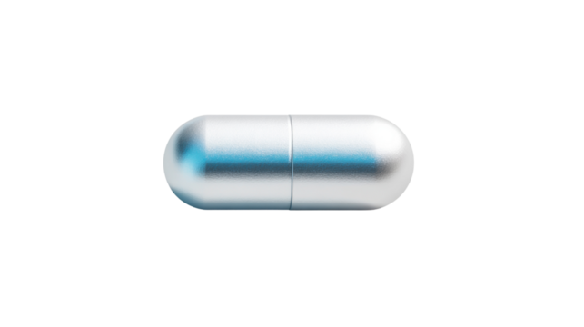 pill bottle isolated on white