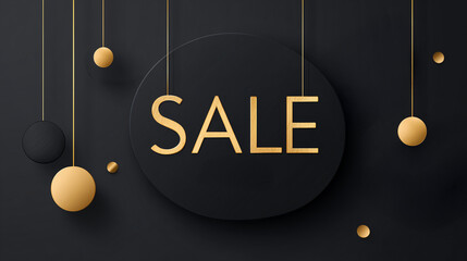 Ai golden christmas ball