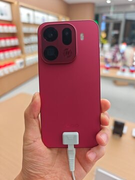 Shanghai,China-Nov.16th 2025: Oppo Find X9 Pro phone in store