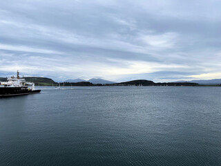 A view of the Scotland Coast at Oban