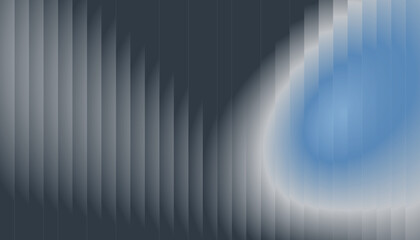 Cool Blue and Gray Abstract Background with Soft Gradient Glow and Dynamic Vertical Motion Lines