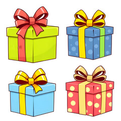 colorful gift boxes, gift box set, present boxes collection, holiday gift boxes, wrapped gifts set, surprise gift boxes, decorative present boxes, celebration gift boxes, birthday gift boxes, party gi