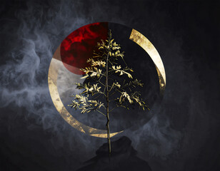 クリスマスツリーをモチーフにしたミニマルな伝統工芸