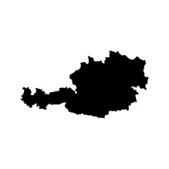 Obraz premium Austria Silhouette Nation Outline