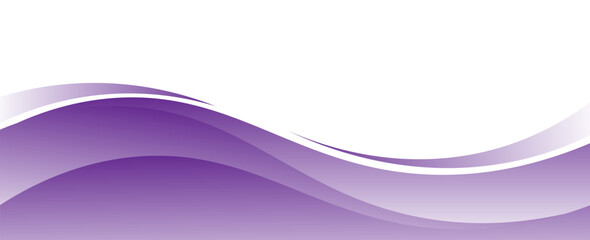 Vector purple line background curve element with white space for text and message design, overlapping layers, vector illustration
