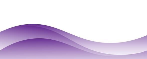 Vector purple line background curve element with white space for text and message design, overlapping layers, modern