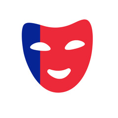 France  Face Mask In Icon