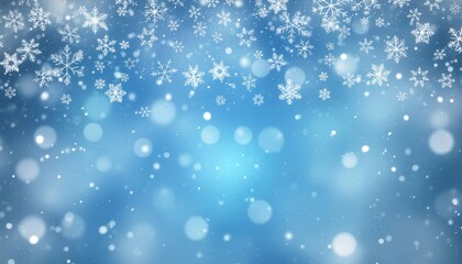 Fototapeta premium Winter wonderland snowfall celebration winter landscape beautiful snowflakes serene atmosphere aesthetic close-up view captivating holiday spirit