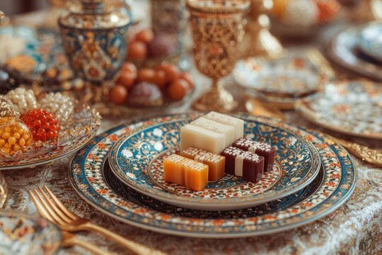 Traditional Georgian Table Setting for Independence Day