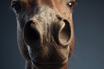 Prominent Nose Horse in Ultra Detail