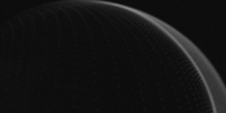 Cassini image showing a thin, bright ring structure against black space