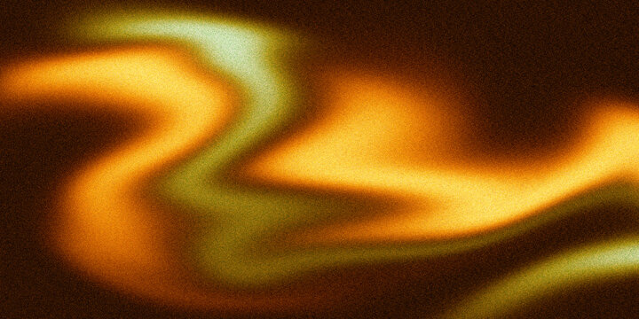 green and orange gradient background with glowing purple, red, yellow abstract color wave and grainy texture poster cover design
