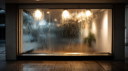Steamy Shop Window - Urban Condensation - Mystery and Potential