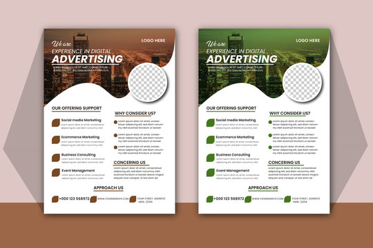 Creative and clean corporate flayer design.
