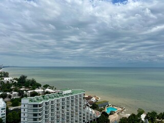 view of the sea from the beach
