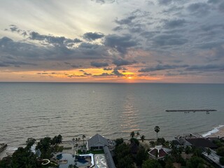 view of the sea from the beach
